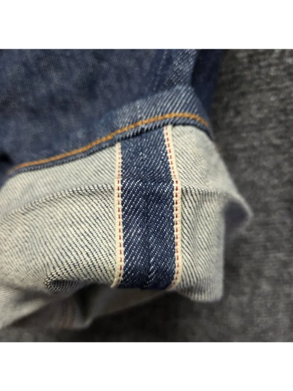 Everlane Selvedge Loose Straight Jeans Mens 32x30 Indigo Rinse Organic Cotton